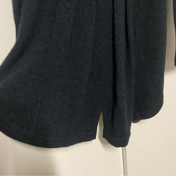 Autumn Cashmere 100% cashmere faux fur collar Gray Coat Size Medium - Picture 8 of 8